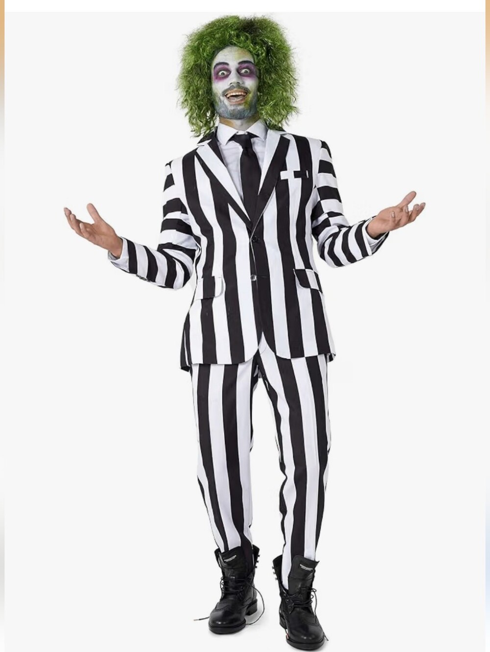 Beetlejuice Striped Suit